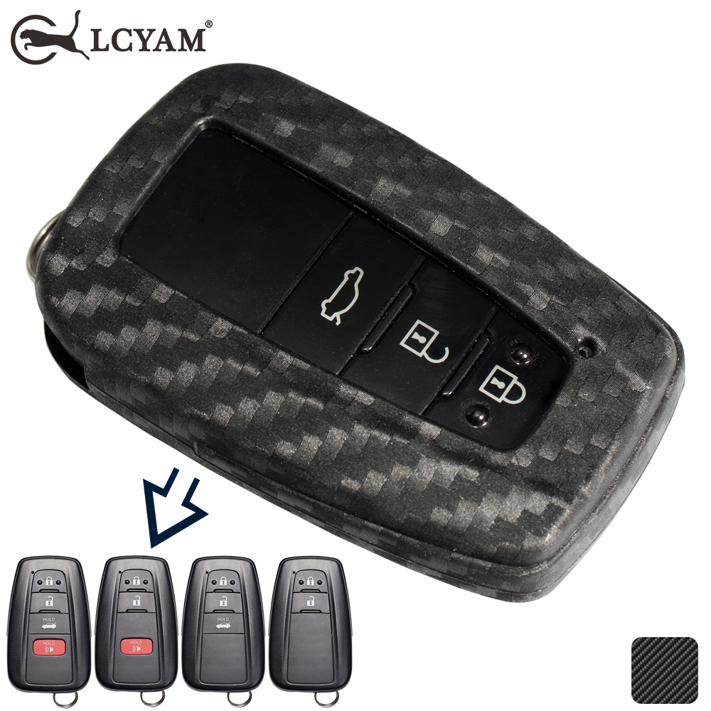 toyota key fob cover carbon fiber pattern