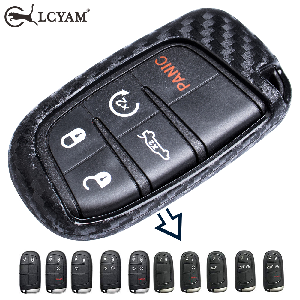 jeep key fob cover carbon fiber pattern